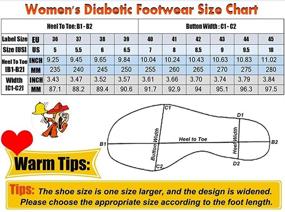 img 3 attached to 👟 W&amp;LESVAGO Women's Extra Wide Air Cushion Walking Sneakers – Fully Adjustable Closure, Diabetic Edema Shoes for Elderly Outdoor Activities