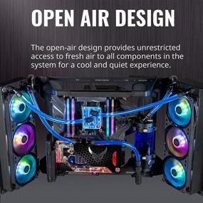 img 3 attached to Cooler Master MasterFrame 700: Ultimate Custom Test Bench & Open-Air ATX PC Case with Panoramic Tempered Glass and Premium Friction Hinges