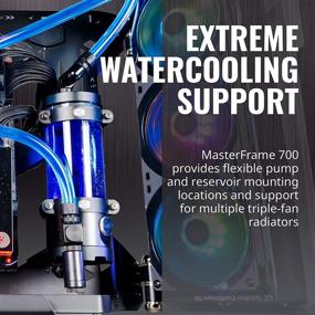 img 2 attached to Cooler Master MasterFrame 700: Ultimate Custom Test Bench & Open-Air ATX PC Case with Panoramic Tempered Glass and Premium Friction Hinges