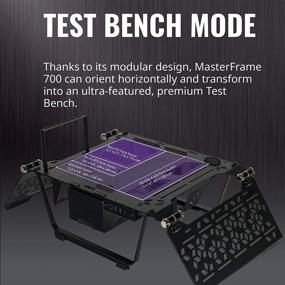 img 1 attached to Cooler Master MasterFrame 700: Ultimate Custom Test Bench & Open-Air ATX PC Case with Panoramic Tempered Glass and Premium Friction Hinges