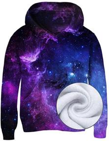 img 4 attached to 🎨 Colorful and Cozy: Funnycokid 3D Printed Hoodies for Boys and Girls, Ages 5-16