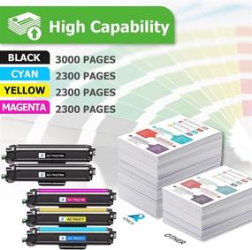 img 3 attached to 🖨️ Aztech TN227 TN-227 TN223 TN227BK TN223BK Toner Cartridge Replacement for Brother MFC-L3750CDW HL-L3210CW HL-L3290CDW L3230CDW MFC-L3770CDW Printer (Black Cyan Magenta Yellow, 5-Pack)