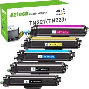 img 4 attached to 🖨️ Aztech TN227 TN-227 TN223 TN227BK TN223BK Toner Cartridge Replacement for Brother MFC-L3750CDW HL-L3210CW HL-L3290CDW L3230CDW MFC-L3770CDW Printer (Black Cyan Magenta Yellow, 5-Pack)