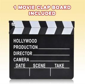 img 3 attached to 🎬 ArtCreativity Movie Clapboard: Elevate Your Hollywood Movie Theme Party with Academy Awards Party Supplies and Film Décor!