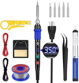 img 4 attached to 🔥 Vastar Soldering Iron Kit - 176 to 896℉ (80 to 480℃) Temperature Range