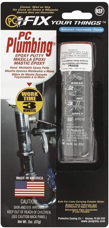 pc products pc plumbing epoxy putty 로고