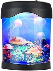 img 1 attached to Aquarium Colorful Artificial Jellyfish Decoration