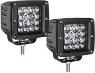 🔆 top-performing 3" led pods: autosaver88 2pcs 84w quad row spot lights logo