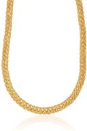 barzel braided herringbone necklace twisted logo