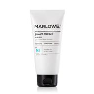 🪒 marlowe. shave cream with shea butter & coconut oil no. 141 – natural shaving gel alternative – men and women, 6 oz – light citrus scent – close shave for sensitive skin logo