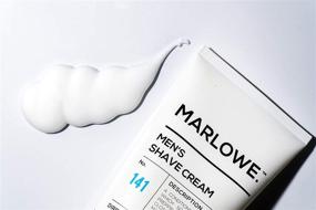 img 1 attached to 🪒 MARLOWE. Shave Cream with Shea Butter & Coconut Oil No. 141 – Natural Shaving Gel Alternative – Men and Women, 6 oz – Light Citrus Scent – Close Shave for Sensitive Skin