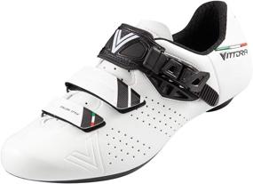 img 3 attached to 🚴 White Men's Vittoria Performance Athletic Cycling Shoes