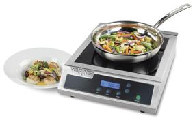 img 2 attached to 🔥 Waring Commercial WIH400 Heavy Duty Single Induction Range - 12 Power Settings, Easy-Touch Controls, 10-Hour Countdown Timer, Durable Tempered Glass Surface - 120V, 1800W, 5-15 Phase Plug