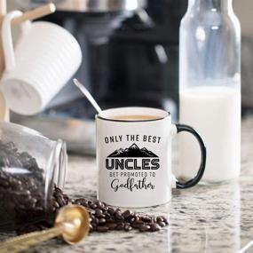 img 3 attached to Premium Godfather Promotion: Only The Best Uncles Deserve This 11 oz Coffee Mug