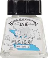 бутылка белых чернил для рисования winsor & newton, 14 мл - исключительное качество и универсальность! логотип