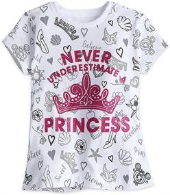 img 1 attached to Adorable Disney Princess Icon Tee for Girls - A Must-Have in Every Young Lady's Wardrobe