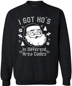 img 1 attached to 🏼 Awkwardstyles I Got Hos In Different Area Codes Sweater - Festive Ugly Christmas Crewneck for a Playful Look