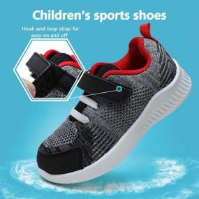 img 3 attached to Nerteo Sneakers: Top-Quality Breathable Lightweight Washable Boys' Shoes