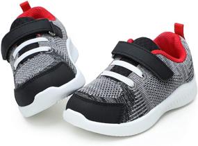 img 4 attached to Nerteo Sneakers: Top-Quality Breathable Lightweight Washable Boys' Shoes