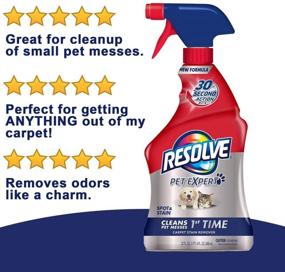 img 2 attached to 🐾 Resolve Pet Stain & Odor Carpet Cleaner, 22 oz (Pack of 4): Eliminate Pet Messes and Odors with Ease!