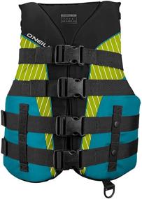 img 4 attached to O'Neill Women's SuperLite USCG Life Vest in Black/Turquoise/Lime, Size X-Large: Review and Features