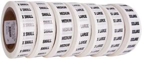 img 4 attached to 👕 Revolutionary Clothing Size Strip Labels - Simplifying Sizing for All Apparel