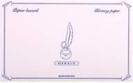 herbin 10 pink blotter sheets - 4 3/4 x 6 1/3": convenient pink blotter sheets for desk accessories & paper care logo