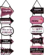 retirement decorations banner hanging decorating logo