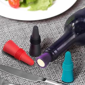 img 1 attached to 🍾 WAEKIYTL Wine Stoppers - Keep Your Wine Fresh with Silicone Bottle Sealer