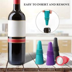 img 2 attached to 🍾 WAEKIYTL Wine Stoppers - Keep Your Wine Fresh with Silicone Bottle Sealer