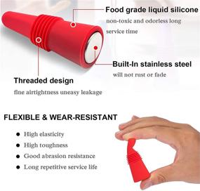 img 3 attached to 🍾 WAEKIYTL Wine Stoppers - Keep Your Wine Fresh with Silicone Bottle Sealer