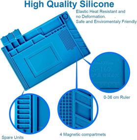 img 1 attached to 🧲 Enhanced Performance: MMOBIEL Anti Static Non Slip Magnetic Soldering Kit for Precision Work