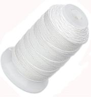 🧵 versatile simply silk beading thread size 0 white: perfect for 15/0 and 11/0 seed beads – 600 yards spool! logo