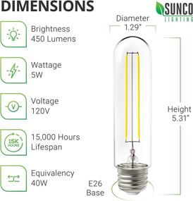 img 2 attached to Sunco Lighting Vintage Filament Decorative Industrial Electrical and Lighting Components