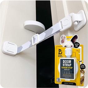 img 4 attached to Door Buddy Door Latch Plus Door Stopper: Dog-Proofing Solution for Litter Box & Door Safety. Installs Easily, Cat-Friendly Alternative!