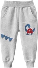 img 1 attached to 👖 Top-Quality Boys' Cotton Sweatpants Joggers - Perfect Casual Playwear Pants