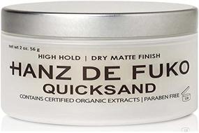 img 1 attached to Hanz de Fuko Quicksand: Высококачественный стайлинговый воск и сухой шампунь для волос для мужчин для создания ультра-матового финиша (2 унции)