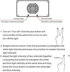 img 1 attached to Aquarium LED Light 30W (±5%): Saltwater Lighting for Coral Reef Nano Fish Tank Marine Tanks - Touch Control, 3W/5W LED Chips