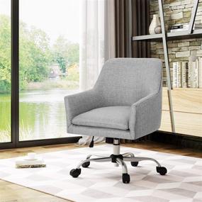 img 3 attached to 🪑 Ultimate Comfort with the Christopher Knight Home Morgan Home Office Chair in Stylish Gray