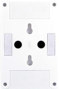 img 2 attached to 💡 Wireless LED Light Switch - Lights By Night, Battery Operated, 100 Lumens, Manual On/Off Toggle Switch, Portable and Easy to Use Stick-On LED Lights, No Wiring Required, White (39641)