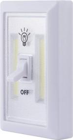 img 3 attached to 💡 Wireless LED Light Switch - Lights By Night, Battery Operated, 100 Lumens, Manual On/Off Toggle Switch, Portable and Easy to Use Stick-On LED Lights, No Wiring Required, White (39641)