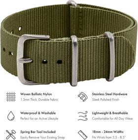 img 3 attached to 📦 Benchmark Straps Ballistic Watchband Detachment