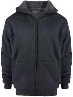 👕 leehanton boys' sherpa lined thermal hoodies - clothing for optimal warmth logo