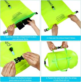 img 1 attached to CLISPEED Swim Buoy Dry Bag 18L: The Ultimate Inflatable Waterproof Bag for Open Water Swimmers