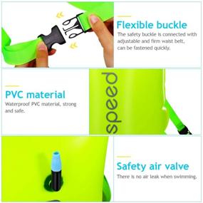 img 2 attached to CLISPEED Swim Buoy Dry Bag 18L: The Ultimate Inflatable Waterproof Bag for Open Water Swimmers
