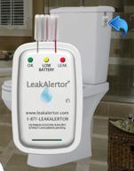 💧 leakalertor 6000: quick and tool-free installation toilet leak detector | detects leaks, running toilets, high water bill culprits | visual & audible alerts logo