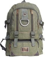 military inspired canvas backpack bookbag логотип