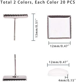 img 3 attached to PH PandaHall Settings Cabochons Jewellery