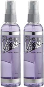 img 3 attached to 👓 Clear View Eyeglass Lens Cleaner Spray - Set of 2, 4oz Bottles For All Types of Lenses: Sunglasses, Coated or Uncoated
