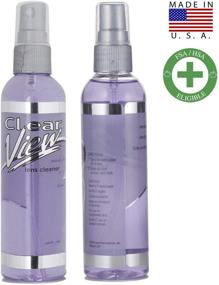img 2 attached to 👓 Clear View Eyeglass Lens Cleaner Spray - Set of 2, 4oz Bottles For All Types of Lenses: Sunglasses, Coated or Uncoated
